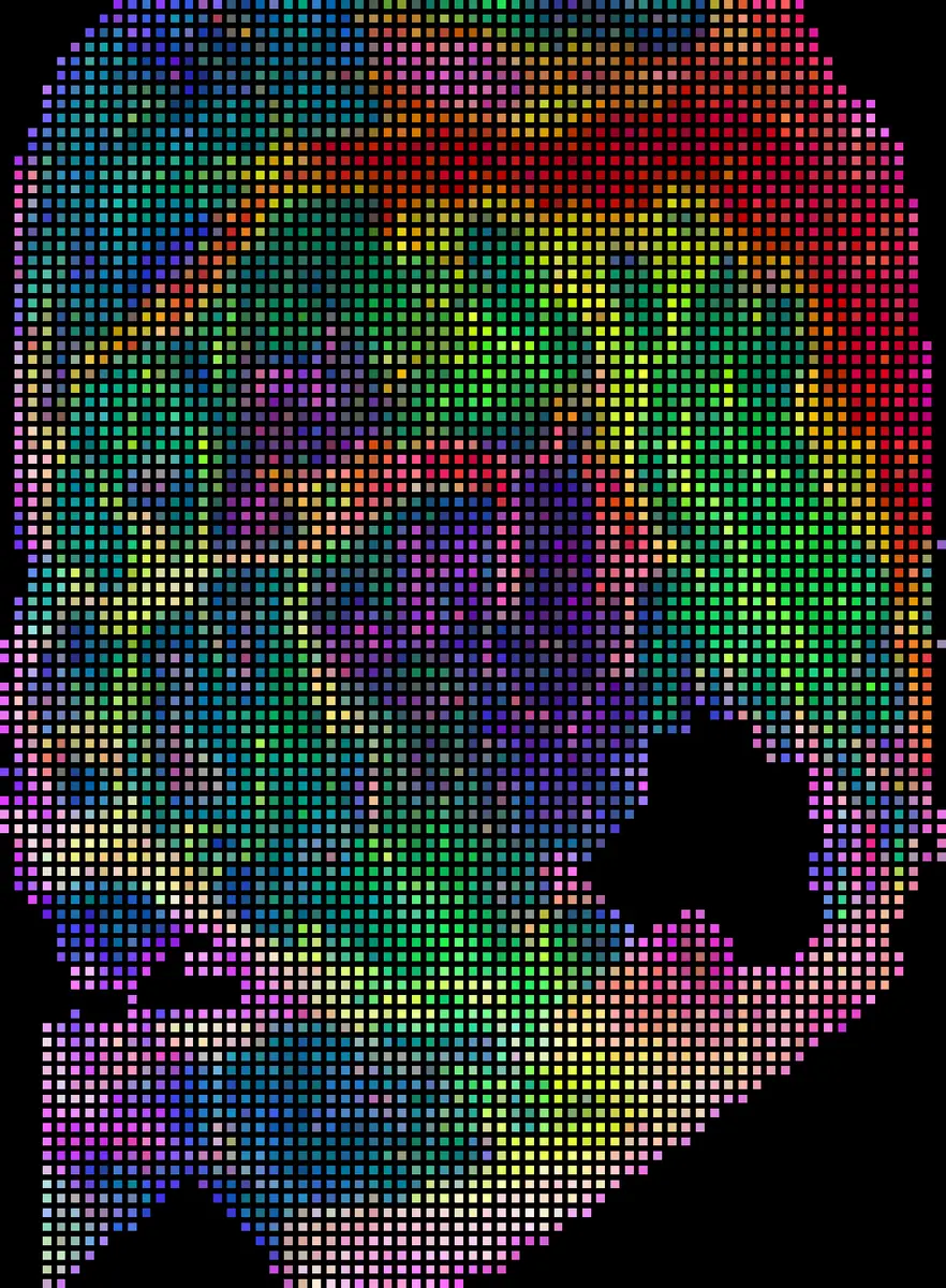 COAD TENX111 tissue represented by UNI PCA colors